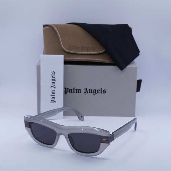 Palm Angels PERI10E CLAIRE 0907 Cat Eye Sunglasses - Grey/Dark Grey - Picture 4 of 9